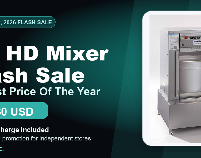 5G HD Mixer Flash Sale featured image showing the 5G HD mixer and lowest price of the year promotion.