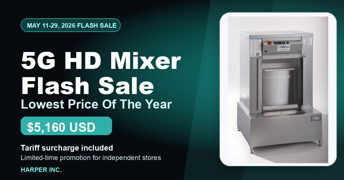 5G HD Mixer Flash Sale featured image showing the 5G HD mixer and lowest price of the year promotion.